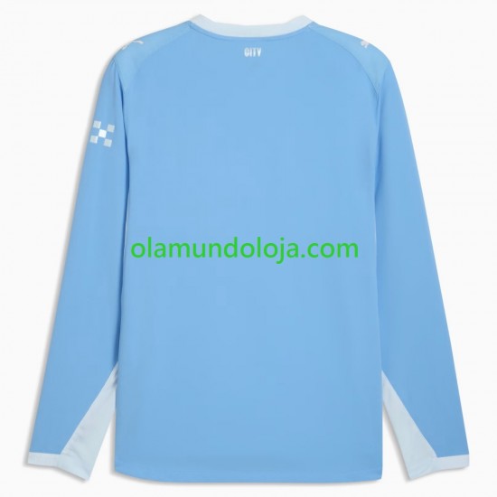 Camisola Manchester City Homem Equipamento Primeiro 2026-2027 Manga Comprida